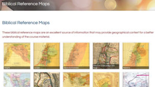 Dozens of biblical reference maps.